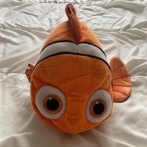 Disney Orange & White Clownfish Plush Toy 14”